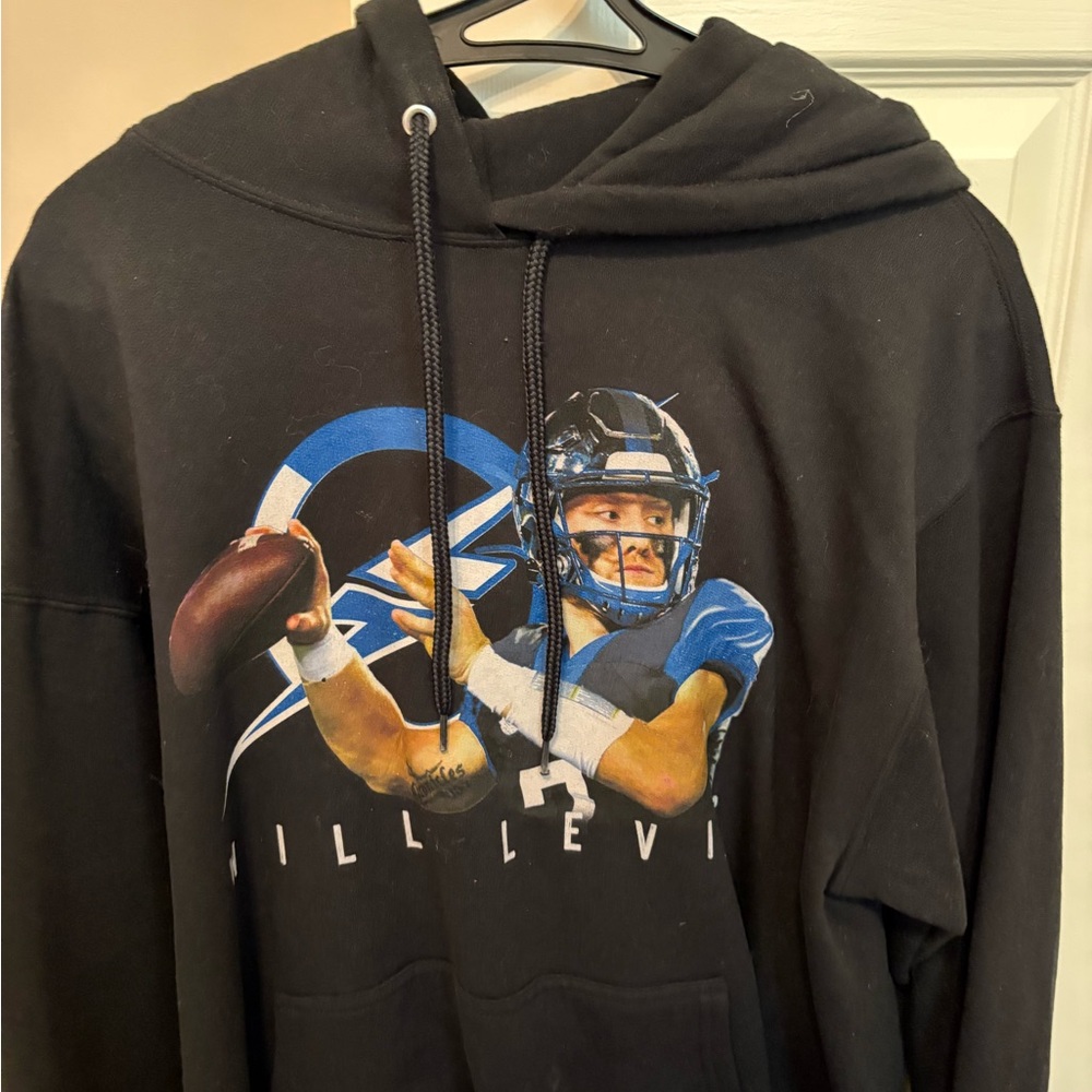 Black Will Levis Football Graphic Hoodie